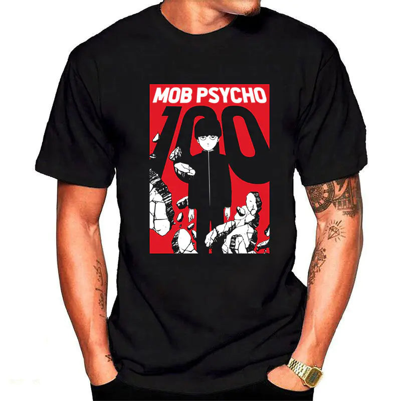 Demon Slayer Men's T-Shirt with Round Neck